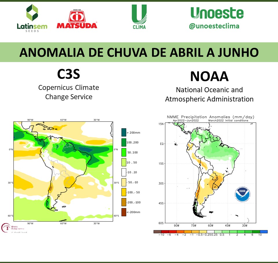 Monitoramento e Previsão - Brasil/América do Sul - Abril/2022 - Page 10 -  Monitoramento e Previsão - América do Sul - Brasil Abaixo de Zero