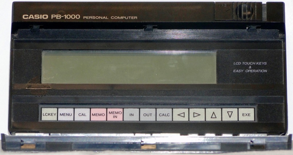 Computador Casio PB1000 Museu de Tecnologia da Unoeste