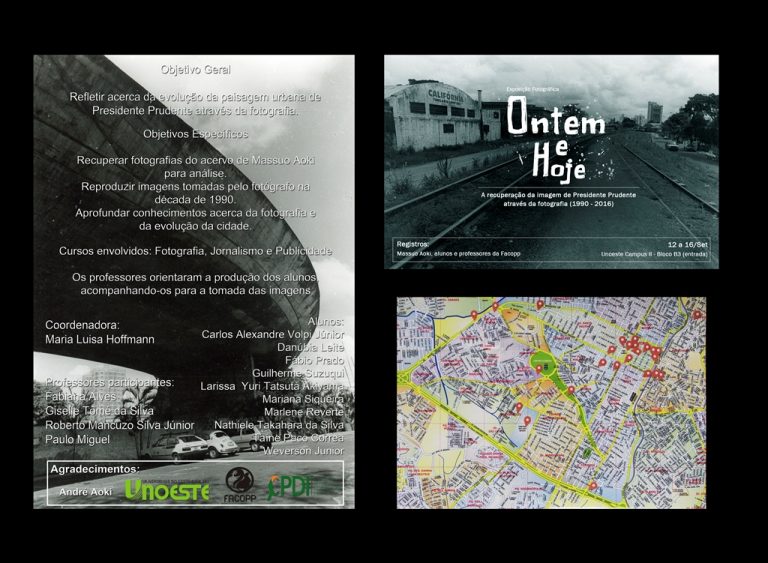 Exposição "Ontem e Hoje" a recuperação da imagem de Presidente Prudente através da fotografia (1990 - 2016)