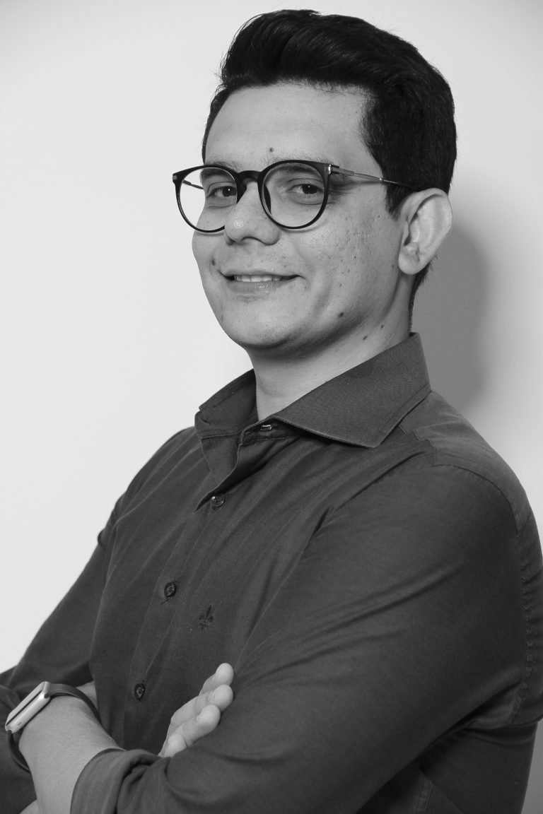 Mestre Matheus Monteiro de Lima, professor no Curso de Publicidade e Propaganda.
Crédito: Felipe Piquione.